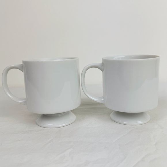 Vintage Pedestal Fruit Mugs Made in Japan (2) - Picture 5 of 8